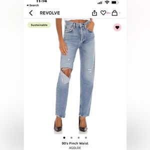 Agolde 90’s pinch waist